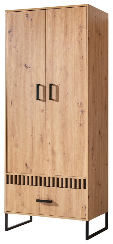 Szafa dwudrzwiowa 80 cm LIVORNO dąb artisan