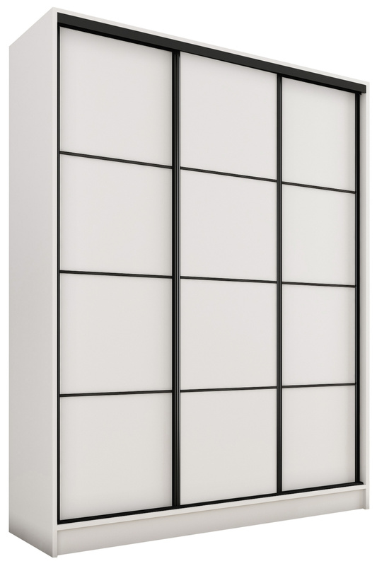 Biała szafa przesuwna 150 cm LOFT