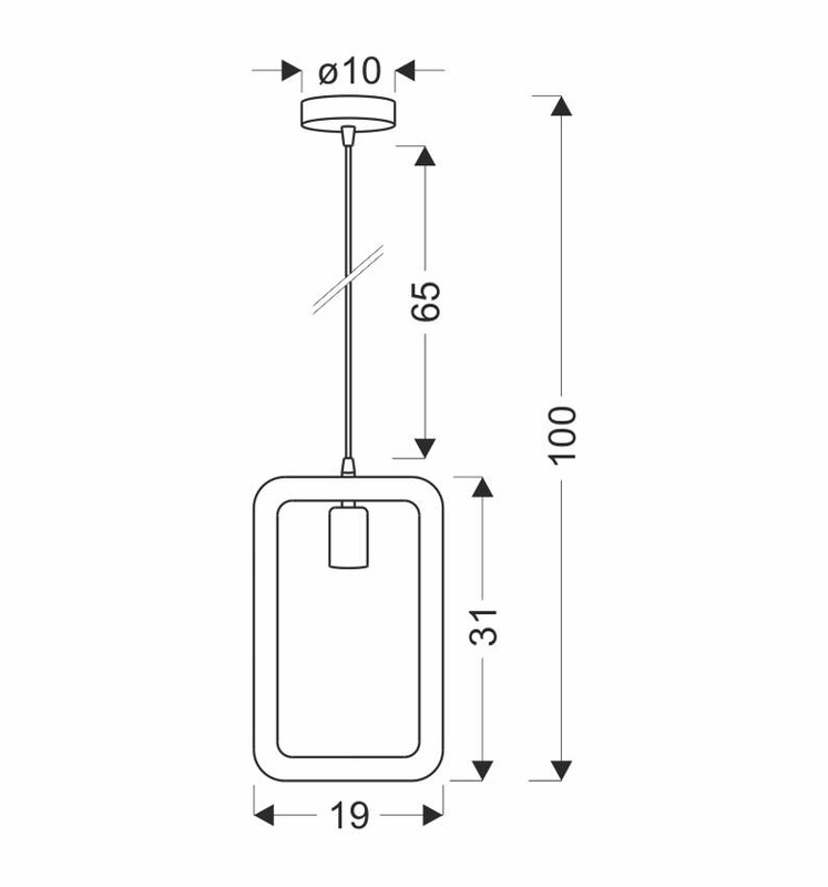 Czarna beżowa lampa wisząca sufitowa do salonu OSTOR 1 punkt światła
