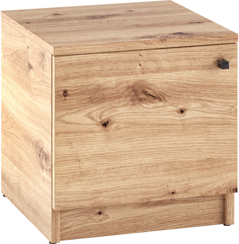 Szafka nocna 40 cm do sypialni ERIS dąb artisan