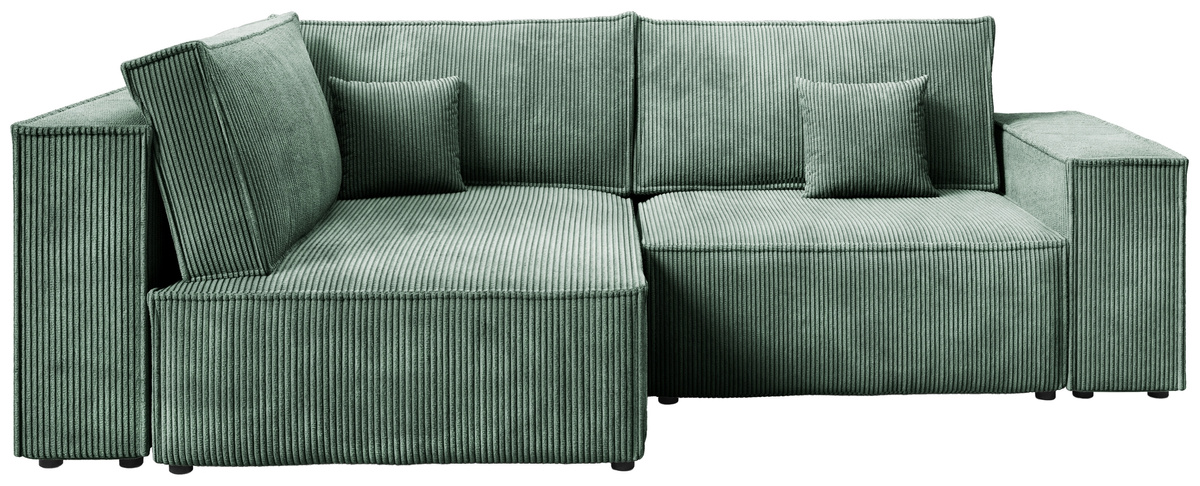 Nowoczesny narożnik do salonu z funkcją spania PEDRO DUO