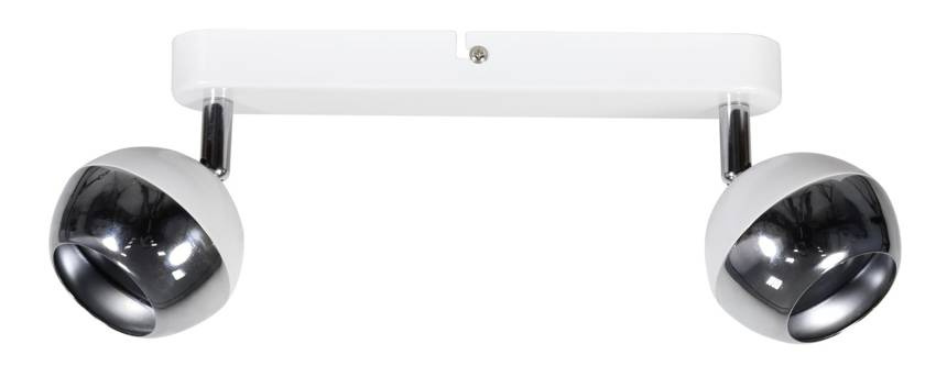 Biała lampa sufitowa listwa nad lustro Bingo metal bez żarówek