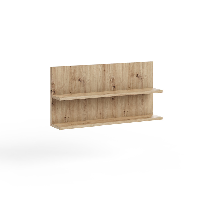 Półka wisząca na książki 80 cm do salonu FIORA dąb artisan
