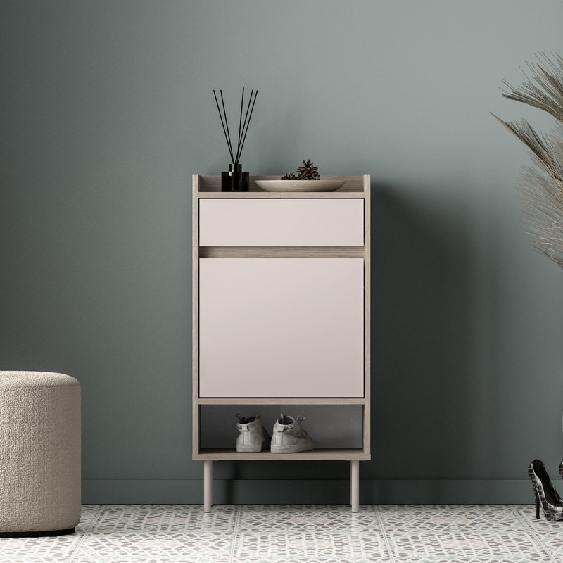 Szafka na buty do przedpokoju 50 cm VOCO kaszmir