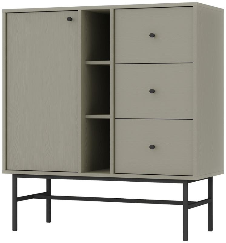 Mała komoda z drzwiami i szufladami 100 cm TOKEN