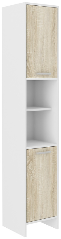 Słupek łazienkowy 34 cm z drzwiami MORENA dąb sonoma