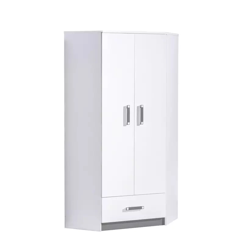 Szafa narożna biała szuflada półki OCON