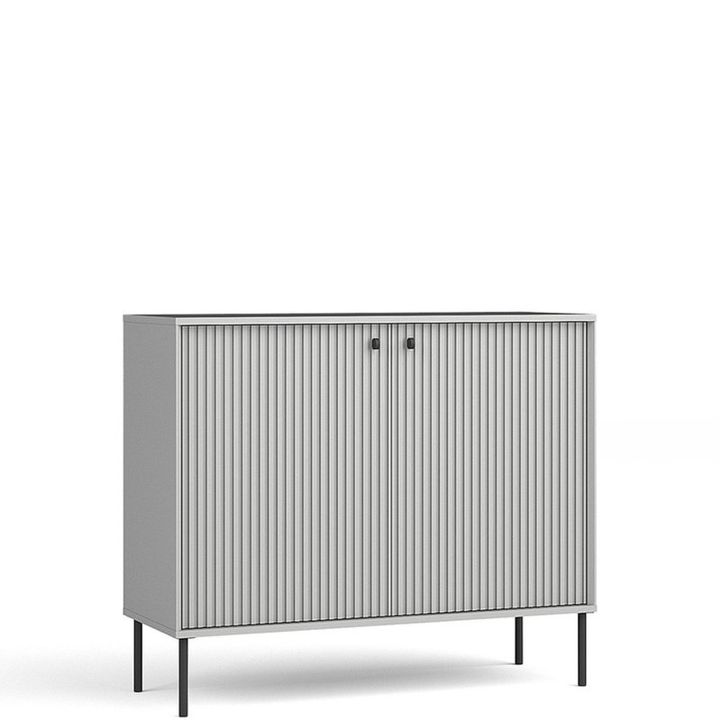 Komoda do salonu dwudrzwiowa nowoczesna IRYS szara