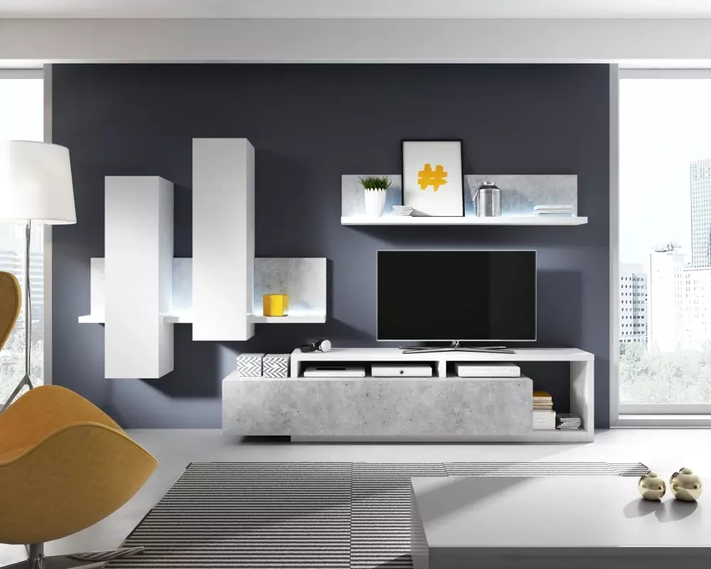 Industrialna meblościanka TABU beton Colorado