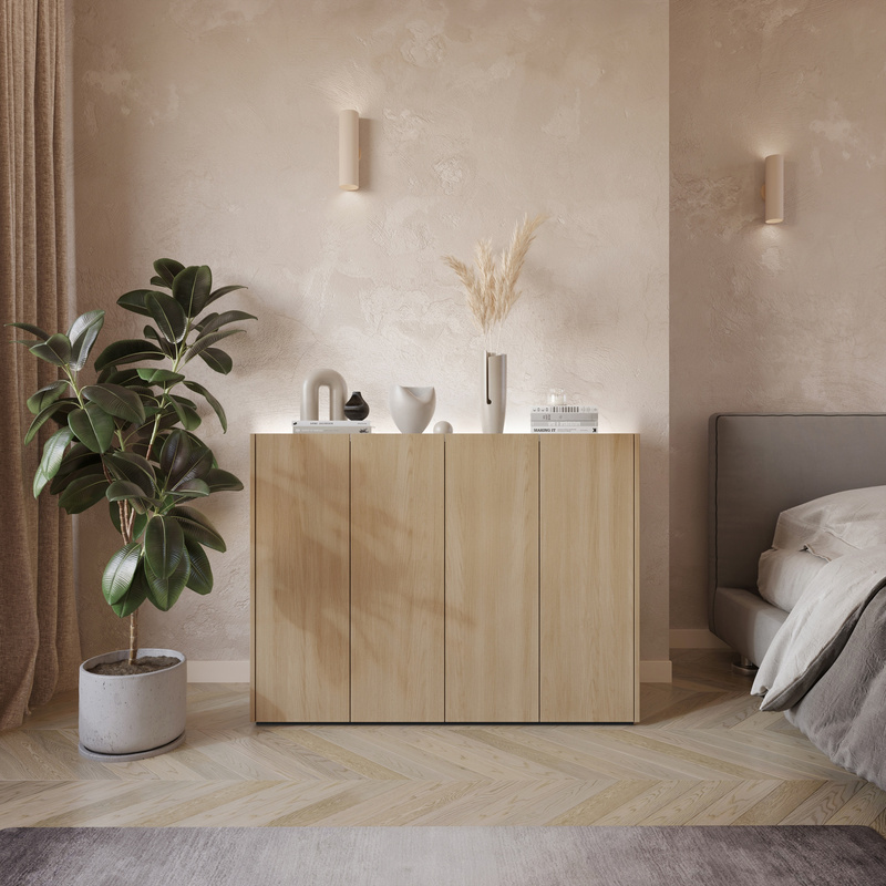 Nowoczesna komoda do salonu pod telewizor 126 cm EASY EA-02