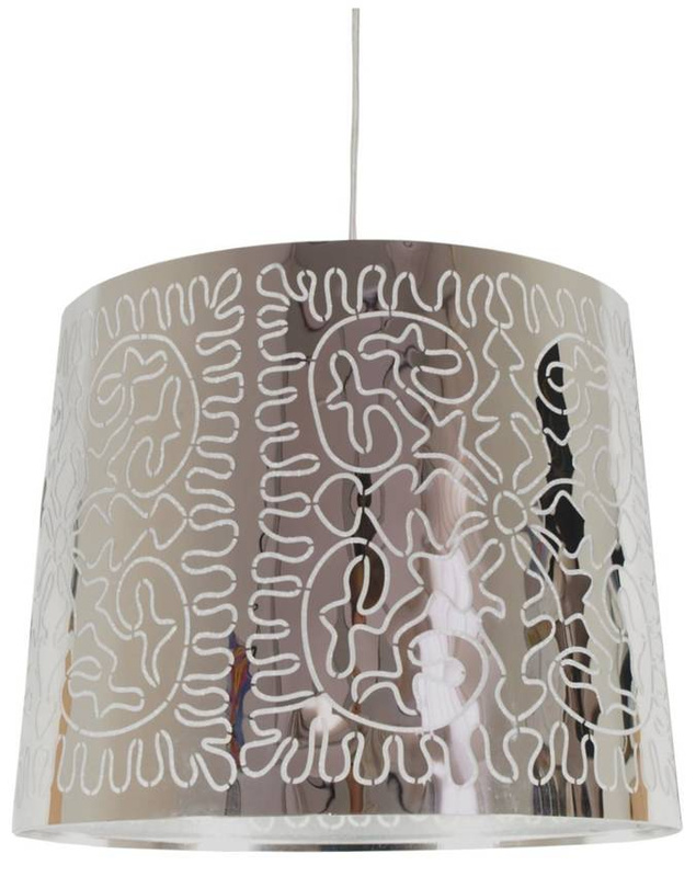 Chromowana lampa wisząca regulowana do salonu ANDROMEDA 3 punktowa