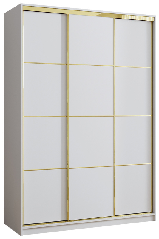 Szafa przesuwna do przedpokoju 150 cm GOLD NEW