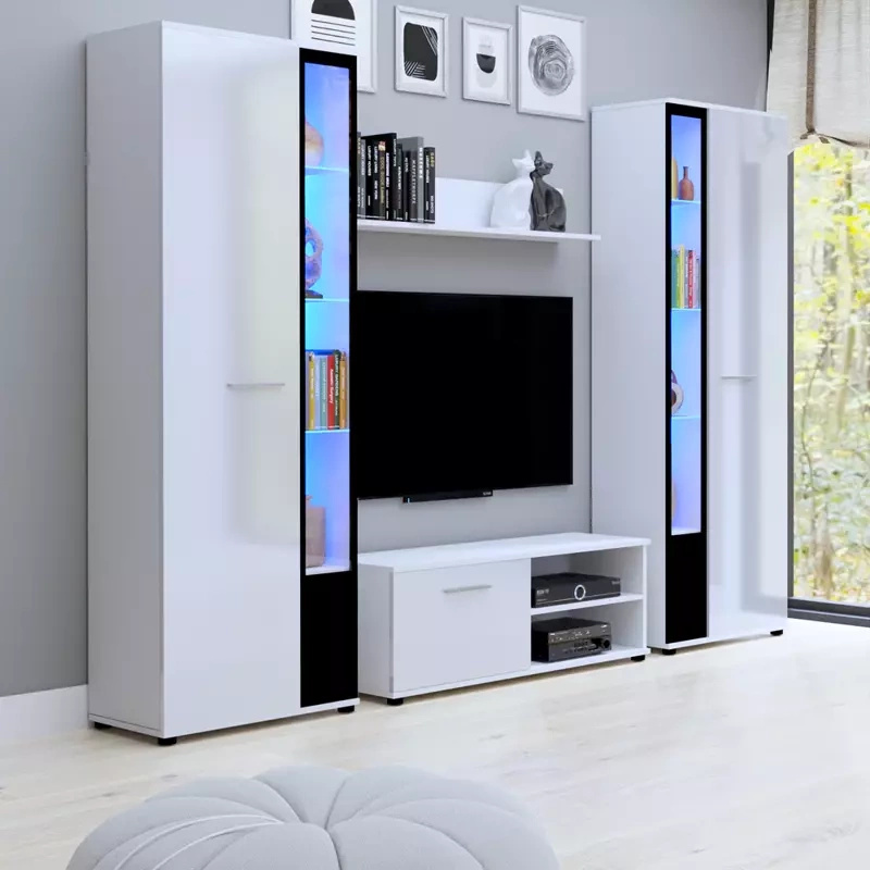 Meblościanka biały połysk Cube XL