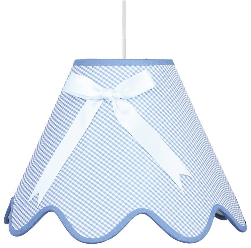 Niebieska lampa wisząca regulowana do sypialni LOLA 1xE27