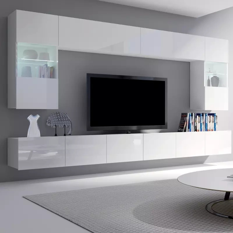 Meblościanka biała połysk MODERN 1