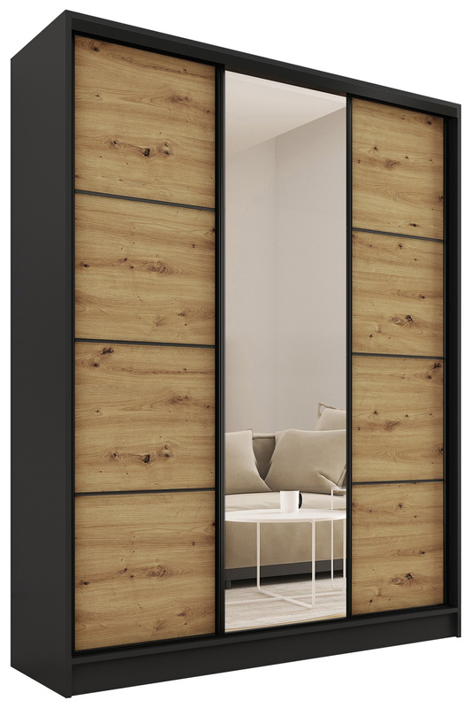 Szafa przesuwna z lustrem 150 cm LOFT