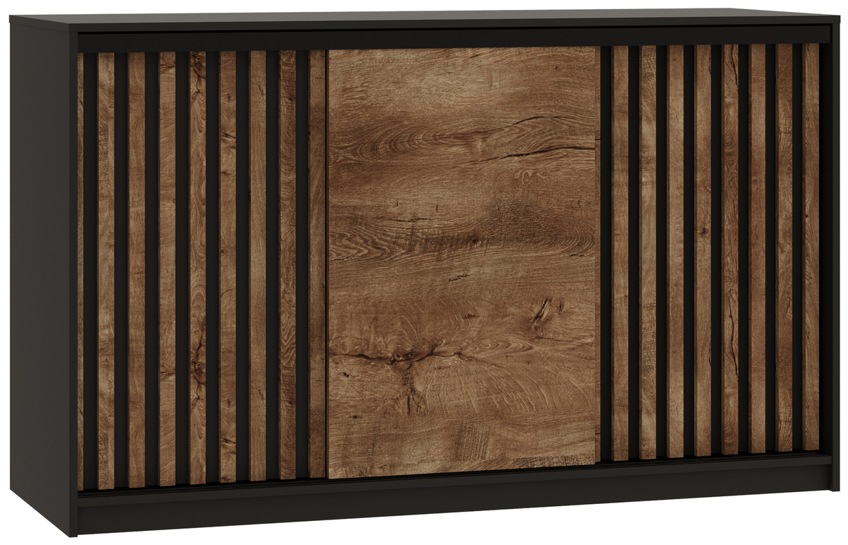 Pojemna komoda przesuwna 160 cm z szufladami do sypialni LOFT