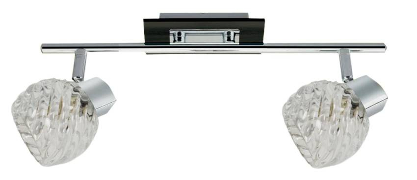 Lampa sufitowa listwa 2-punktowa do salonu VEGA nowoczesna