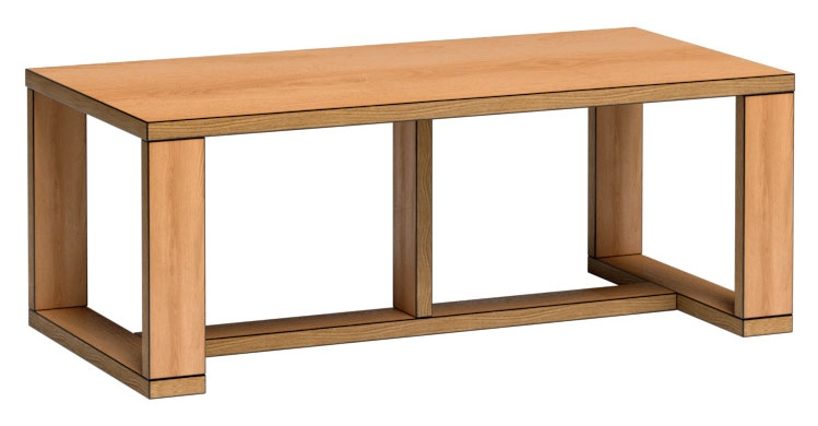 Stolik kawowy 120 cm w stylu nowoczesnym FONETTI dąb karmel