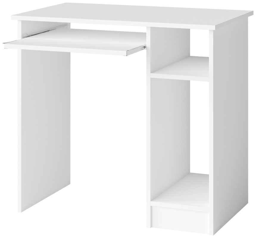 Nowoczesne małe białe biurko 80 cm KAMIL