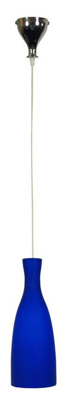 Jasnoniebieska lampa wisząca regulowana do salonu BAR 1 punkt światła