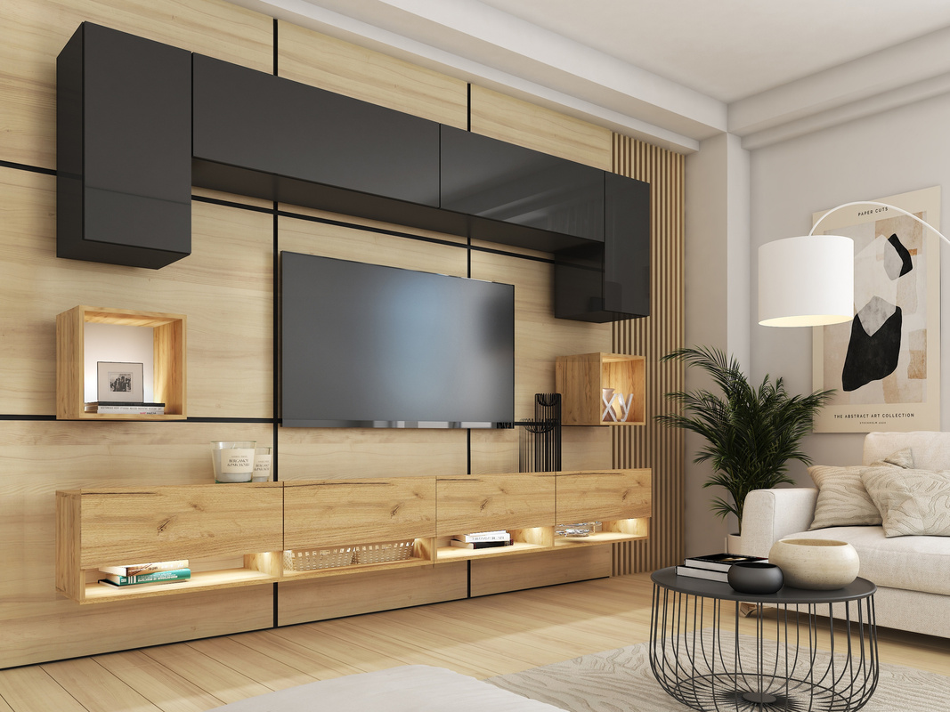 Nowoczesna meblościanka PREMIUM