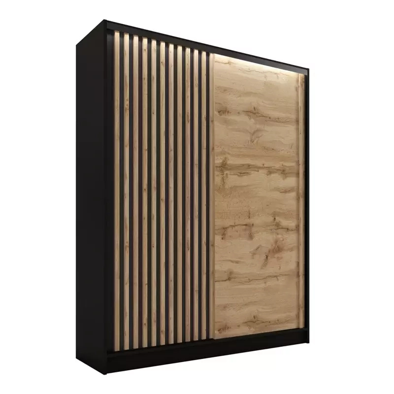 Szafa z drzwiami lamelowymi 150 cm LAMEL 3D