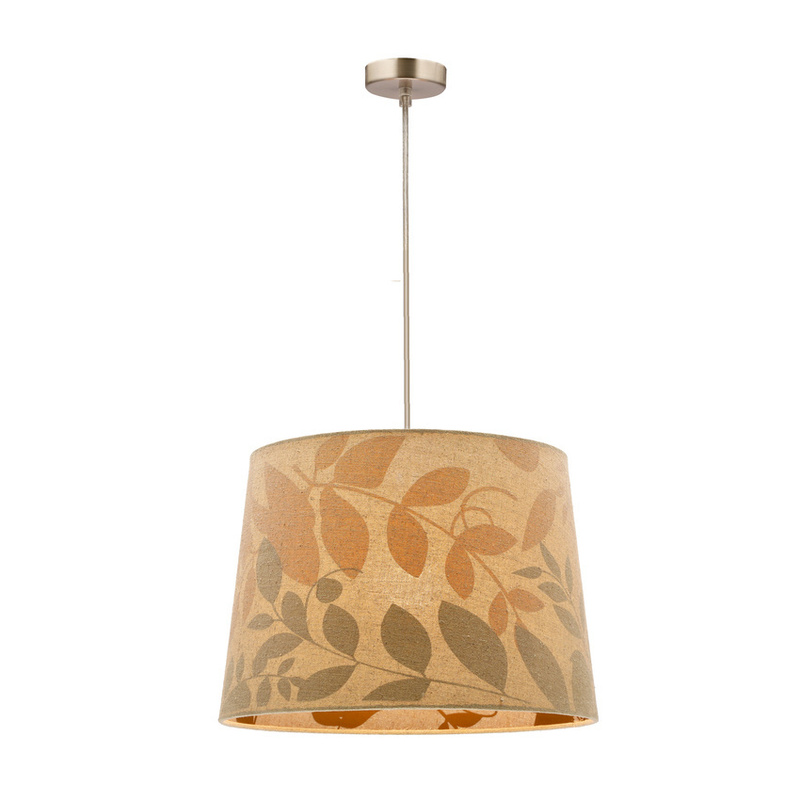 Biało-szara lampa wisząca sufitowa do biura MIRAGE 1xE27 metal 35 cm