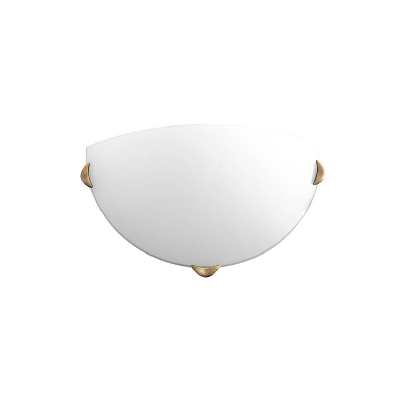 Biała lampa sufitowa plafon do salonu Sara 1-punktowa metal szkło