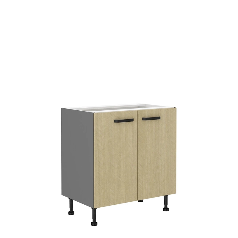 Szafka kuchenna dolna 80 cm SUNSHINE jodełka