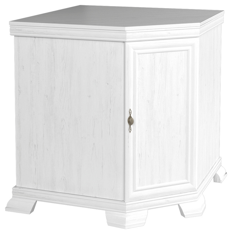 Komoda narożna biała KOLONIA