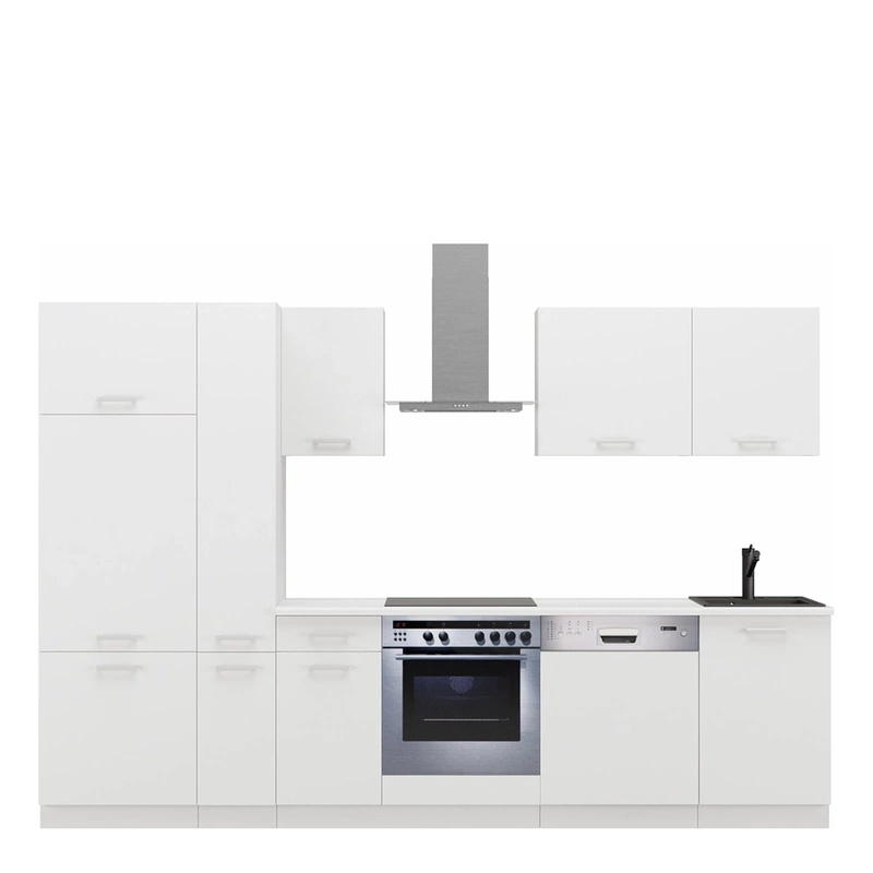 Białe meble do kuchni 300 cm TONY