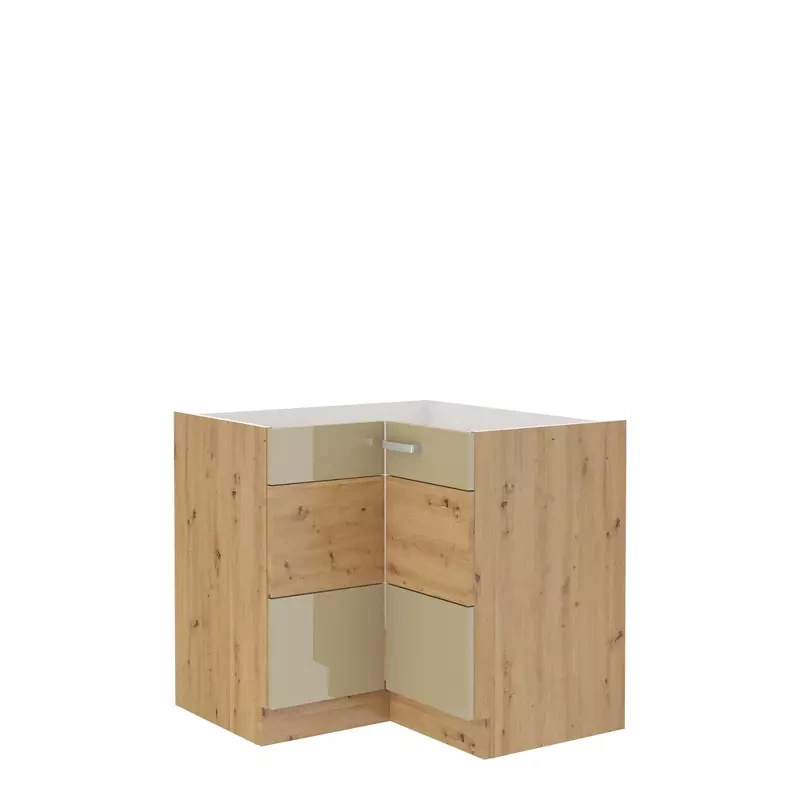 Narożna szafka kuchenna dolna Cappucino AGATA