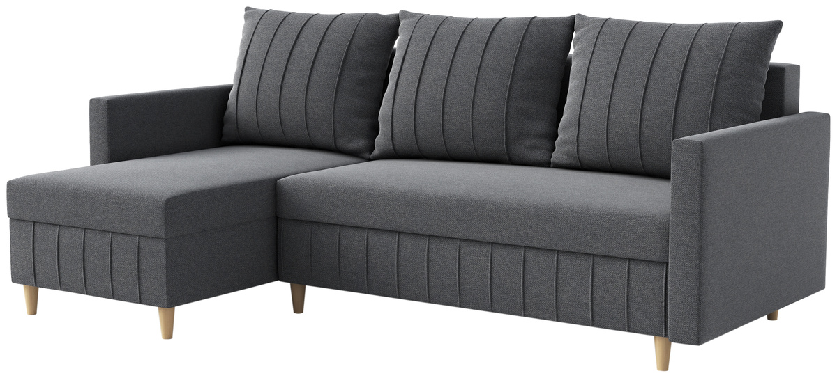 Skandynawski narożnik do salonu z funkcją spania FOCUS