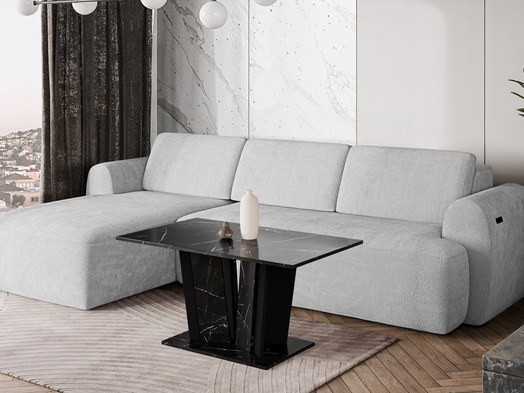 Stolik kawowy do salonu 100x60 cm DENOS czarny