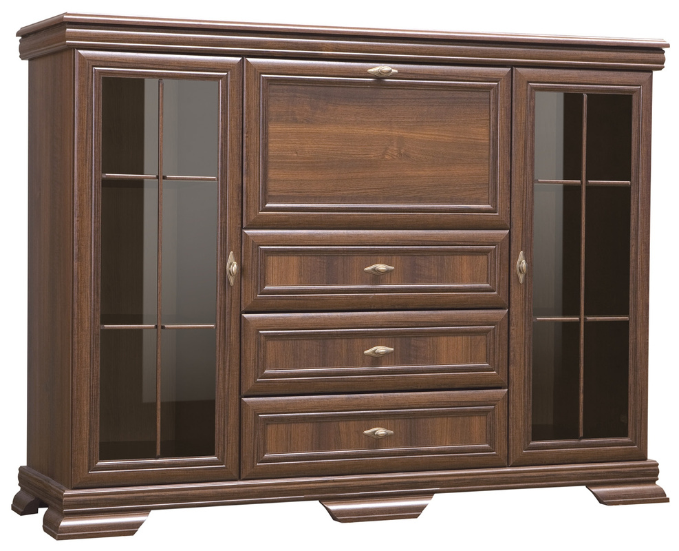 Komoda z przeszklonymi frontami KOLONIA