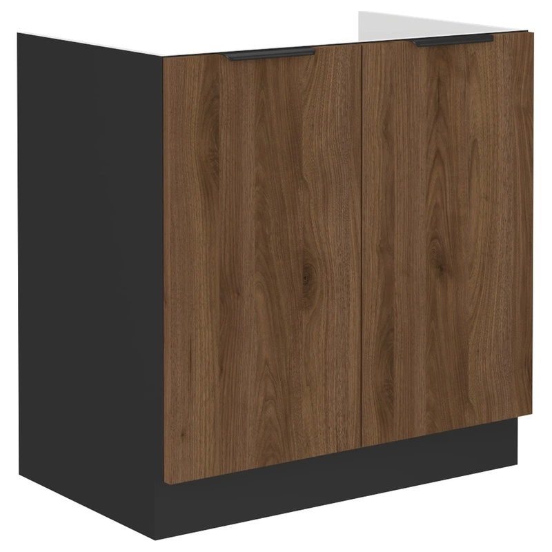 Szafka kuchenna pod zlewozmywak 80 cm MARGARET orzech okapi