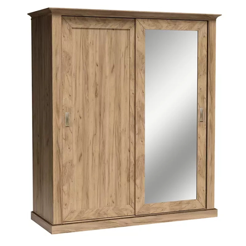 Szafa przesuwna z lustrem i drążkiem na wieszaki ADRE