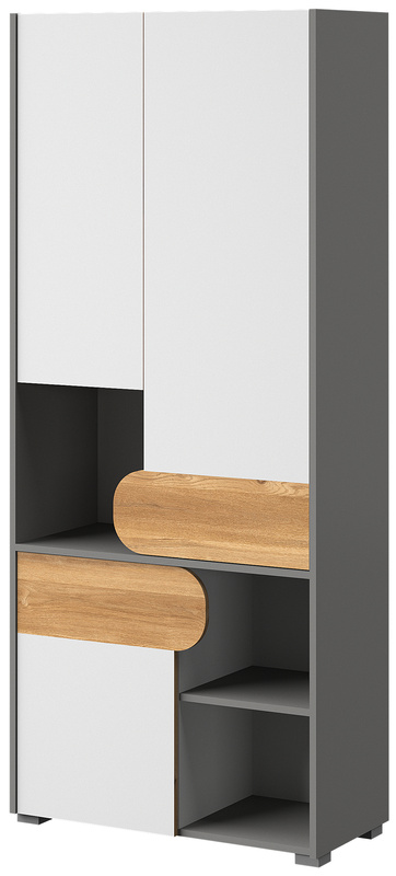 Nowoczesny regał do pokoju młodzieżowego 80 cm COOLIFY