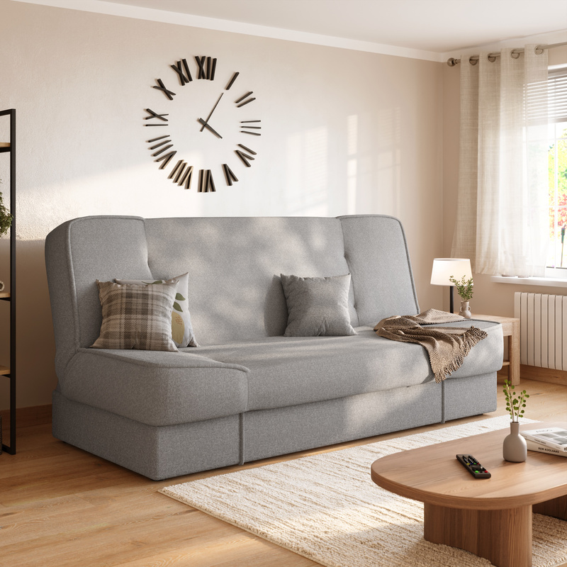 Wersalka z funkcją spania do salonu rozkładana TOLIA szary