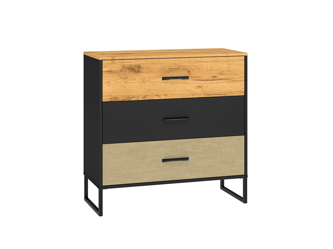 Młodzieżowa komoda z szufladami w stylu loftowym COLT