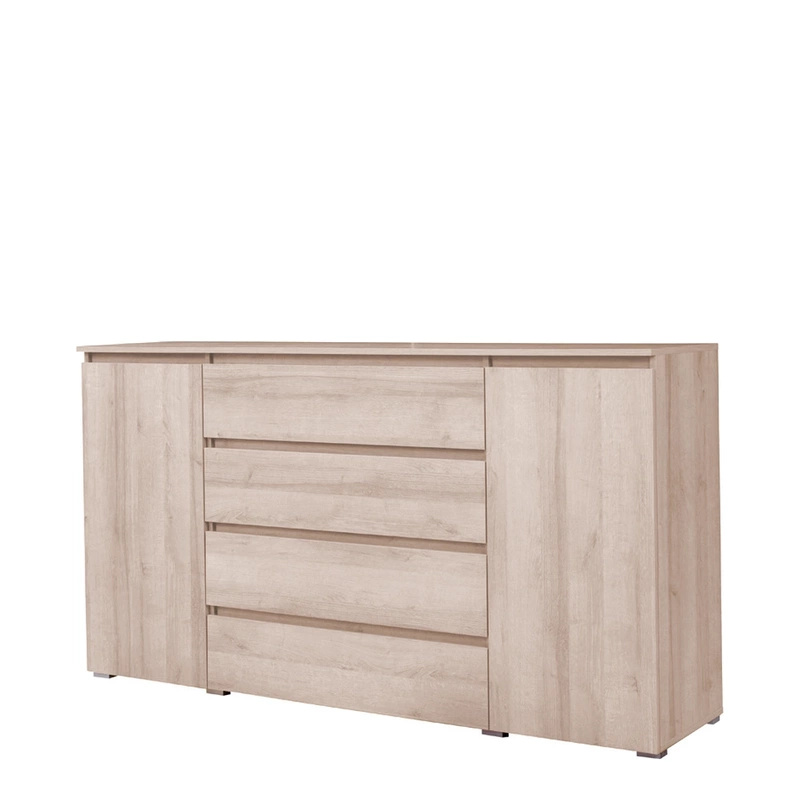 Nowoczesna duża komoda z szufladami i półkami do pokoju młodzieżowego COSTA