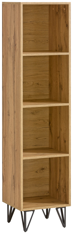 Loftowy regał na książki do salonu 35 cm LOSTI