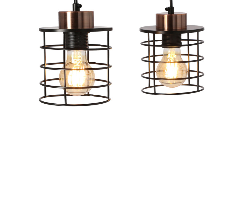 Czarna lampa wisząca sufitowa na listwie 2-punktowa GLOB metal