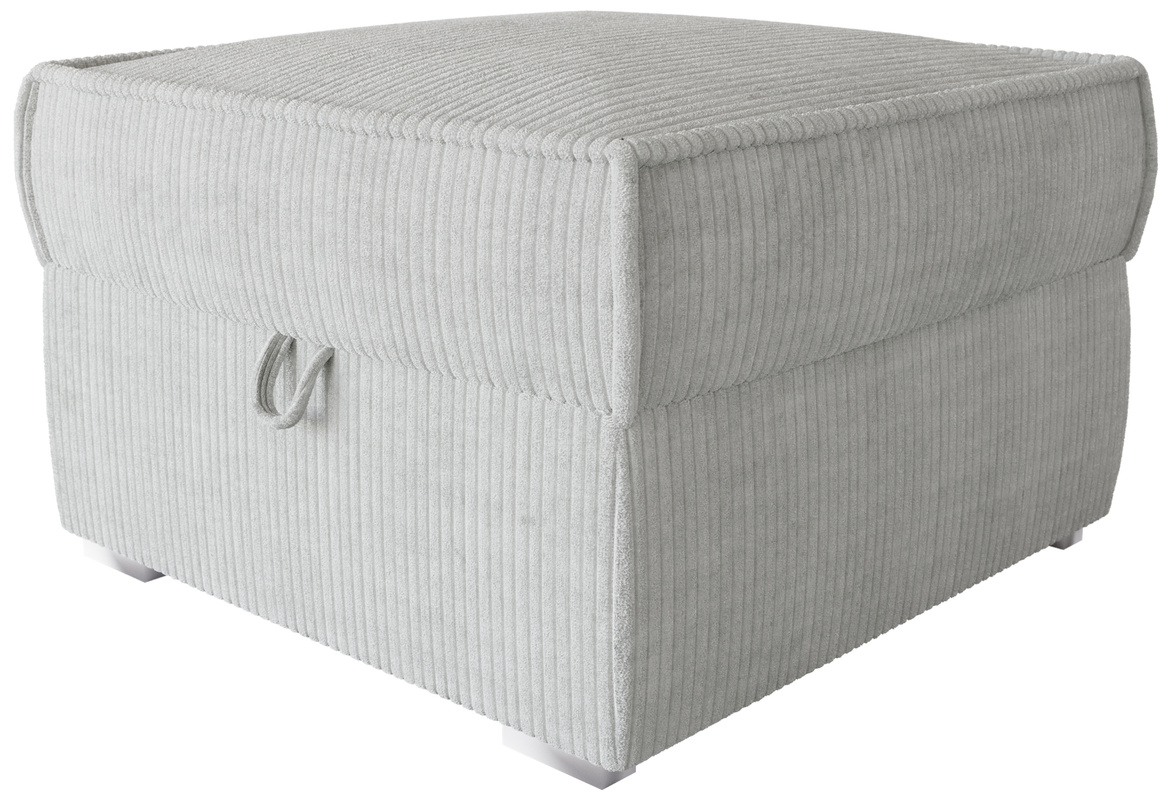Pufa sztruksowa ze schowkiem do salonu TOP