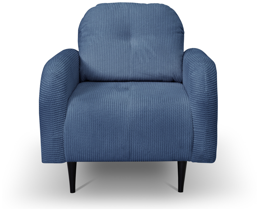 Sztruksowy fotel do salonu OBLAK