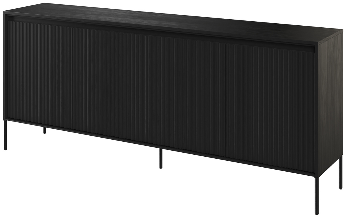 Pojemna komoda nowoczesna do salonu z frezowanymi frontami TREND