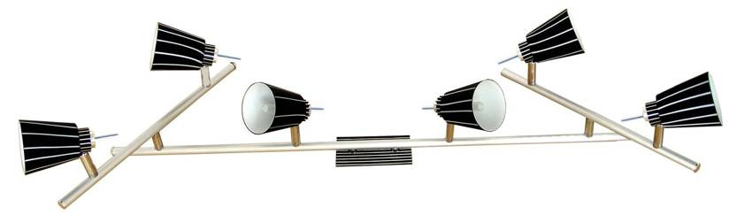 Lampa sufitowa listwa 6-punktowa do salonu i jadalni SENSO