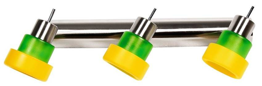 Nikiel lampa sufitowa 3-punktowa do salonu VENICE nowoczesna