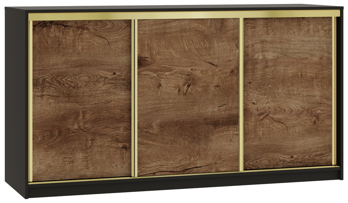 Komoda przesuwna do sypialni z szufladami 180 cm GOLD